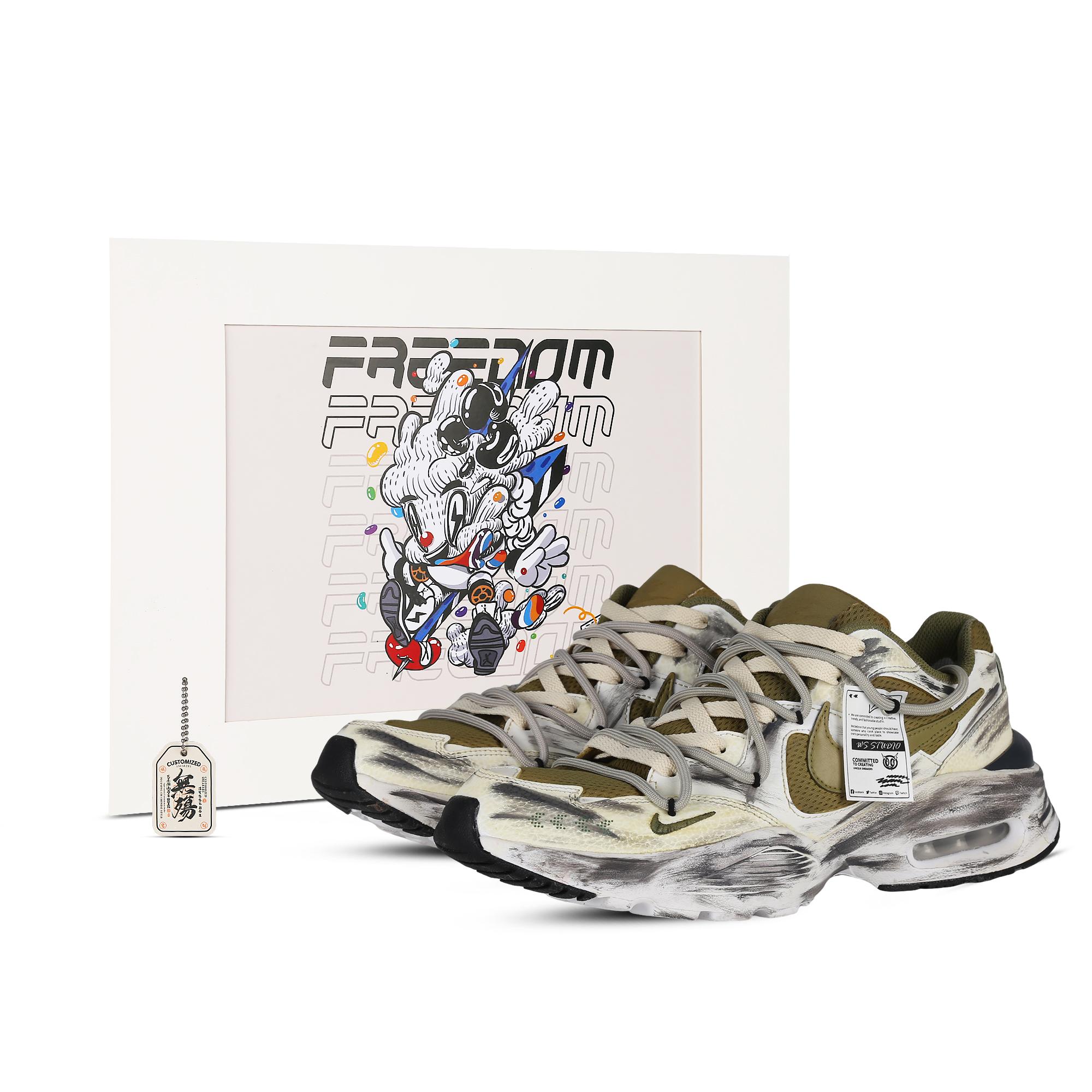 

Nike Air Max Fusion Running Shoes Men s Low top Olive Green CJ1670-102(Team81-) 44.5