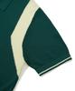 SSY Varsity Summer Half Knit Zip-Up Green