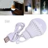 Cold Emergency Reading Outdoor 5W Portable Lamp Light USB Ball Bulb Night LED Random Color