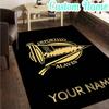 Custom Name Deportivo Alaves Crest  Rug, Office Rug, Chair Rug, Carpet for Living Rooms, Doormat Game Rug Home Decor Christmas Gifts