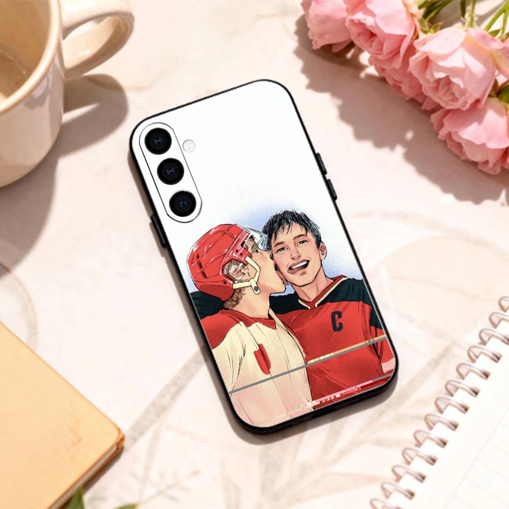 LGBTQ H-Heated R-Rivalry I-Ice Hockey   Phone Case For Samsung Galaxy A73,A72,A71,A70,A53,A52,A51,Others Soft Black Shell