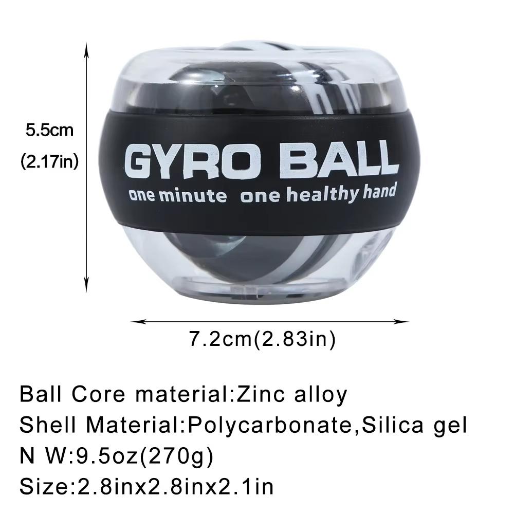 Wrist Power Ball Self-lifting Grip Ball Wrist Gyro Ball Strength Trainer Forearm Exerciser Strengthens Arm and Finger Muscles