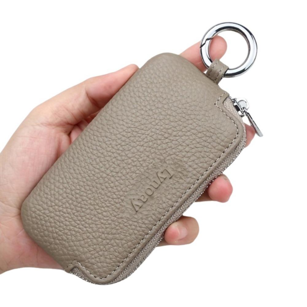 Portachiavi Universale in Ecopelle PU Piccola Dimensione Custodia per Chiave Auto con Cerniera Multifunzionale Custodia Chiavi Multifunzionale Uomo Donna