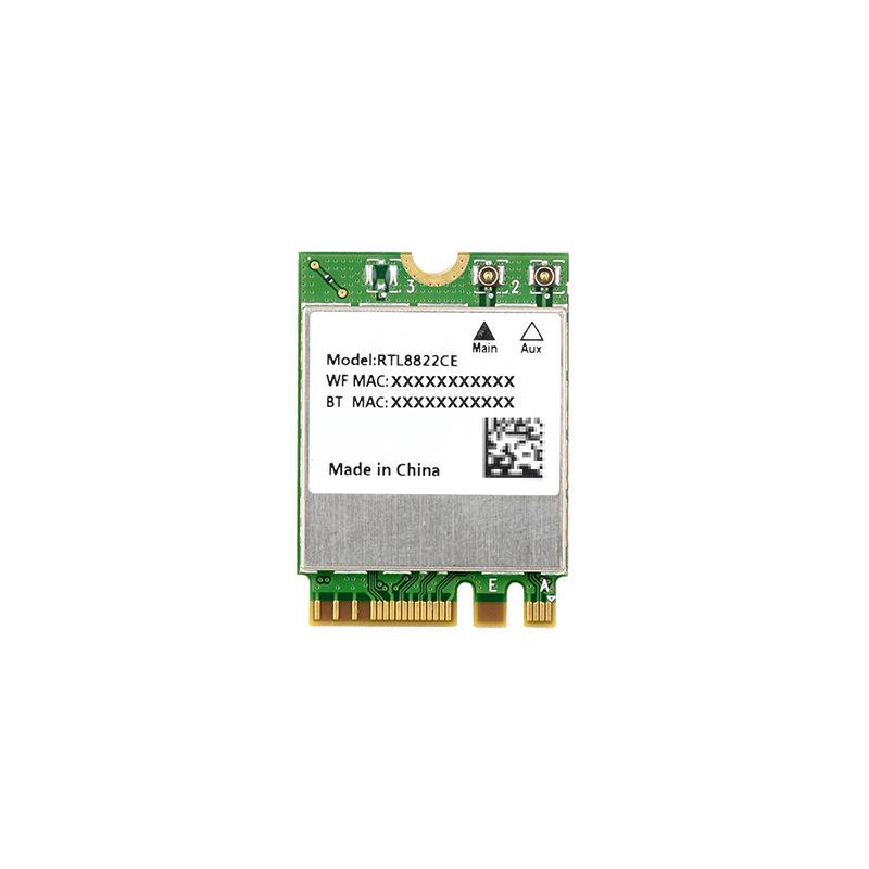 RTL8822CE Dual-Band WiFi5 Network Card with High Speed, Low Latency, Low Power, and Bluetooth 5.0