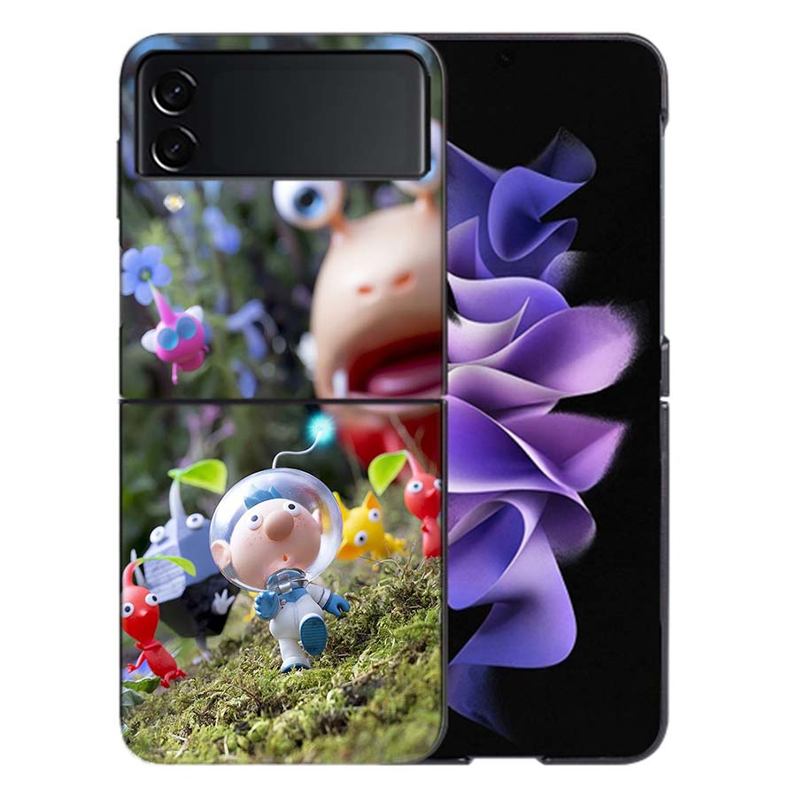 Game Pikmin 4 Coque For Samsung Z Flip7 6 Galaxy Case Shockproof Z Flip5 Z Flip3 4 5G Hard Cover Phone TPU PC Hard Funda
