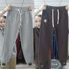 Pantaloni de trening harem cu talie înaltă pentru femei 2025 cu căptușeală din fleece - Pantaloni casual groși de primăvară/iarnă cu manșete și efect de slăbire