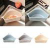 Neue dreieckige Küchenspüle Sieb Abfluss Obst Gemüse Abtropffläche Schwamm Rack Storage Tool Korb Saugnapf Spüle Filter Regal