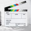 Colorful Director's Board Movie Clapperboard Creative Cut Craft Prop Props Online Film Wooden Photo Photography Store Board L5N4