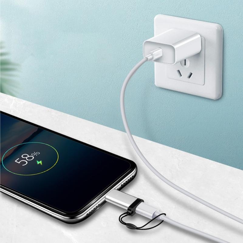 Small USB C To Micro USB Adapter Portable Type C Female To Micro USB Male Converter Connector for Charging & Data Sync