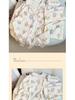 Japanese-Style Cute Cat Print Cotton Pajamas for Women, Long-Sleeved Home Set for Spring & Autumn