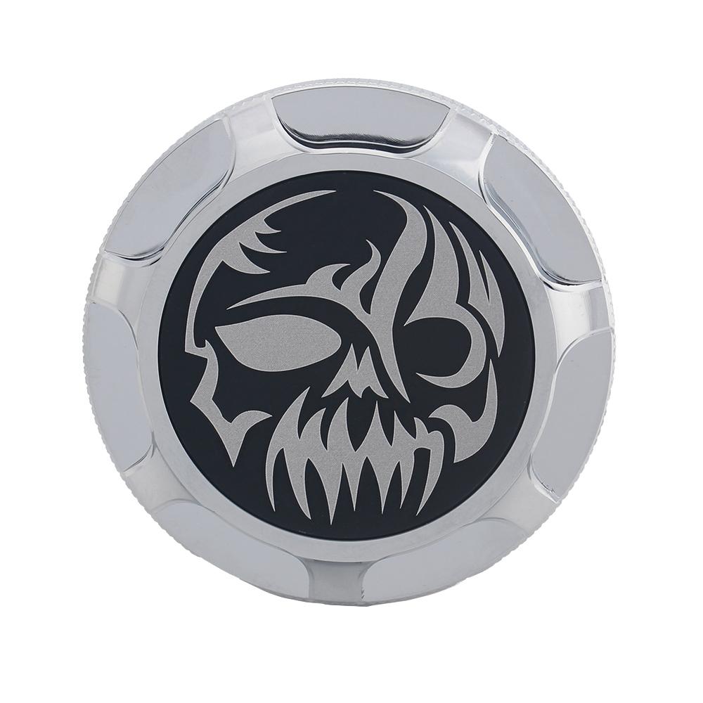 Motorcycle Custom Skull Decorative Oil Cap Fuel Gas Tank Cover Fits For Harley Sportster XL48 883 1200 Touring FLHR Dyna Softail