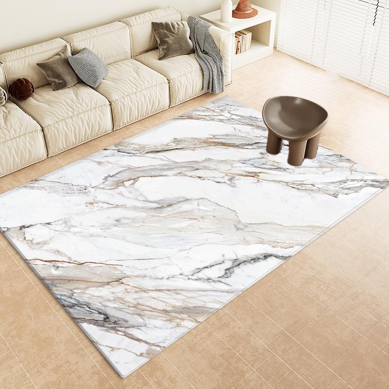 

Мраморный ковер Абстрактная каменная текстура Большой ковер для гостиной Мягкий коврик из пены с памятью Прикроватный коврик Большой коврик для ванной Нескользящий 120x160cm 1pcs
