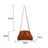 Woven Clip Women's Cloud Bag Fashionable Light Luxury Pleated Small Versatile and Stylish Shoulder Clutch Crossbody Bag
