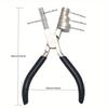 1PC Durable Bail Making Pliers Tool for Bending and Looping Wires for Jewelry Making Multi-Size Jewelry Stainless Steel Pliers.
