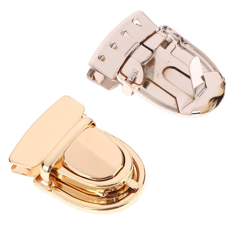5Pcs Metal Locks Bag Clasp Catch Buckles For Handbags Shoulder Bags Purse Totes Closures Snap Clasps Diy Craft Accessories