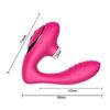 Tragbarer Vibrator zum Saugen der Vagina, 10 Geschwindigkeiten, vibrierender Saugnapf, Klitorisstimulator, flexibles Oralsex-Spielzeug