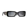 CHANEL temples decorated with letters, Asian version, rectangular, sunglasses, same style for men and women,