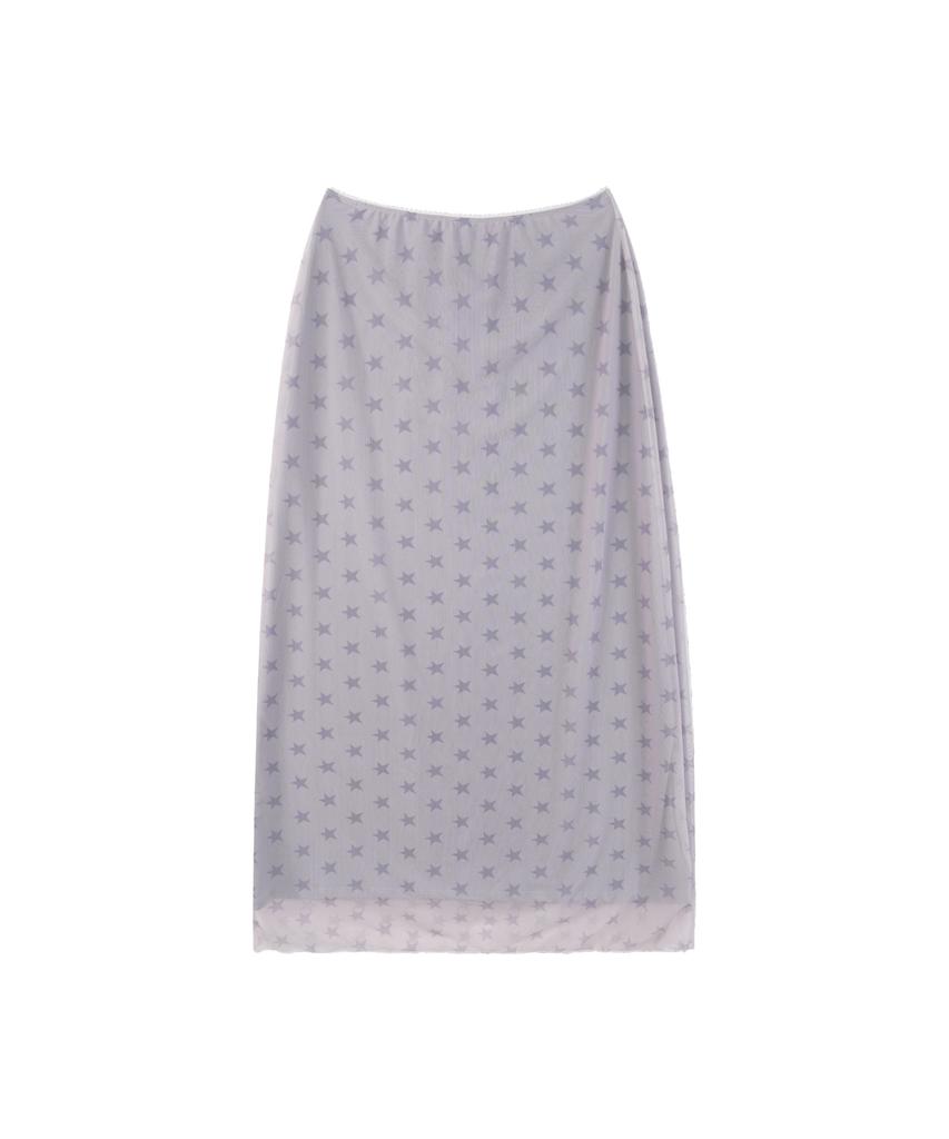 High School Disco Fog Star Mesh Skirt