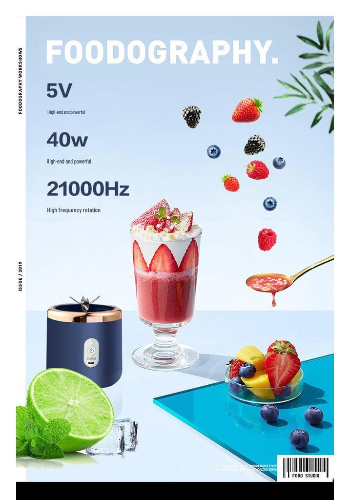 Portable USB Rechargeable Mini Juicer Cup for Home and Travel