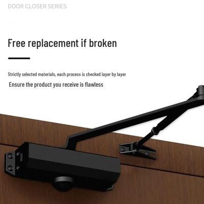 Hydraulic Silent Fireproof Automatic Door Closer with Non-Positioning Push-Pull Mechanism