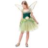 Children's Day Girls Princess Tutu Dress Shows Costumes Forest Flower Fairy Elf Dress with Wings