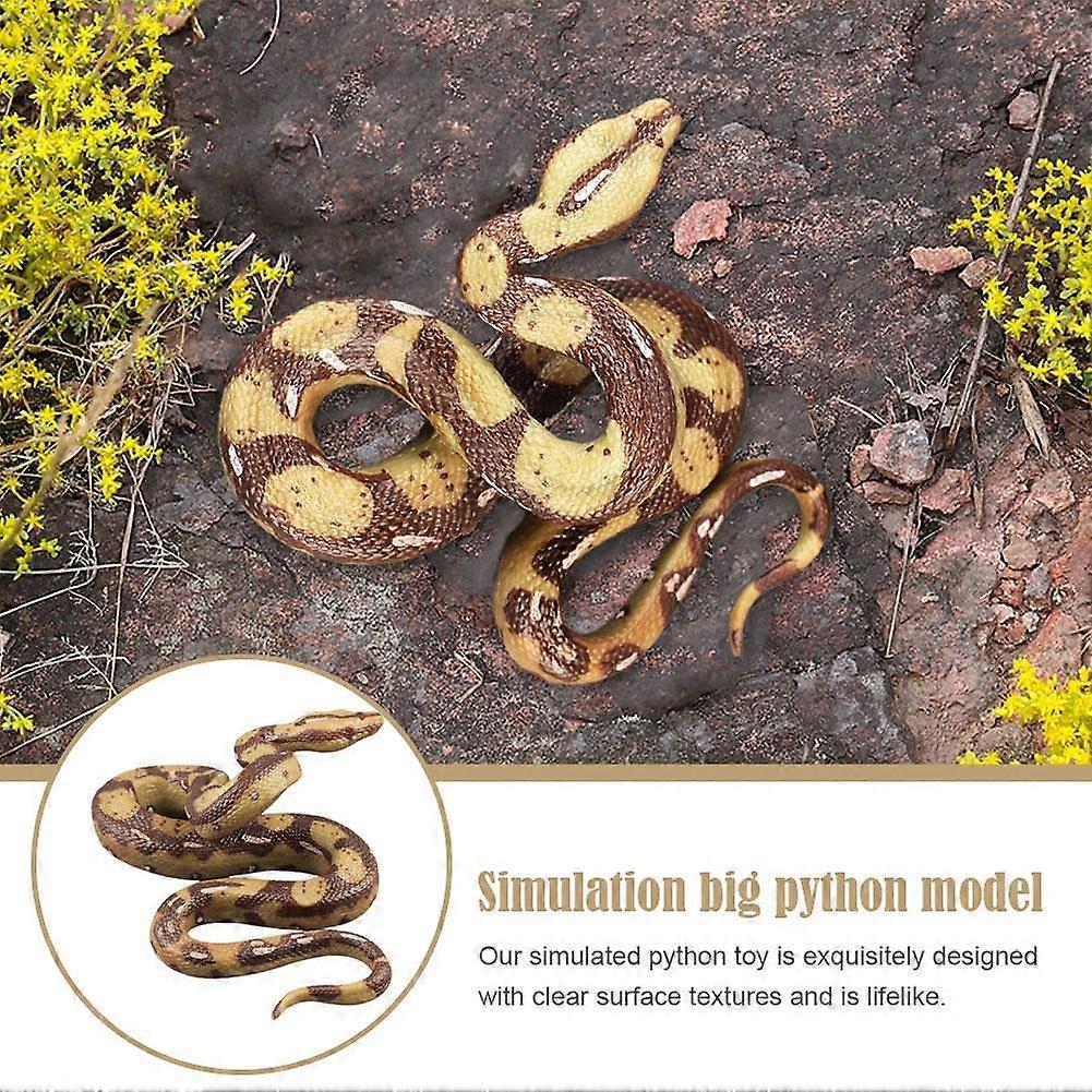 Realistic Fake Big Rubber Snake Lifelike Scary Prank Toy Joke Party Prop