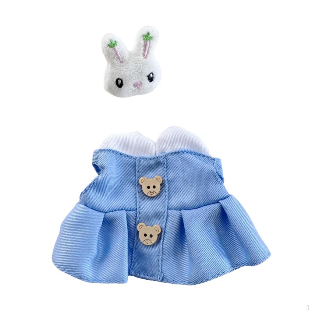 Set for 15/17cm Plush Doll, Educational Outfit Children