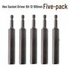 Hex Bit Set for Drills: Super Hard S2 Industrial Extended Screwdriver and Wrench Bits