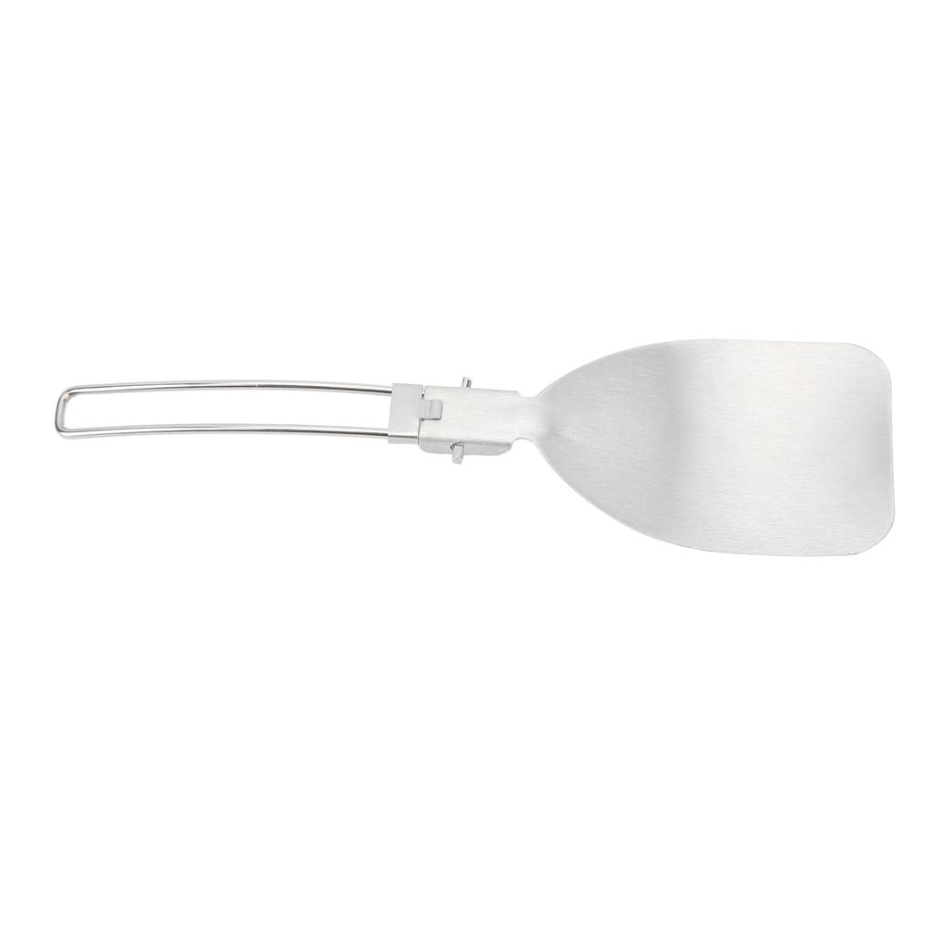 Cooking Spoon 304 Stainless Steel Prevent Scalding Folding Kitchen Rice Spoon for Outdoor Picnics Camping