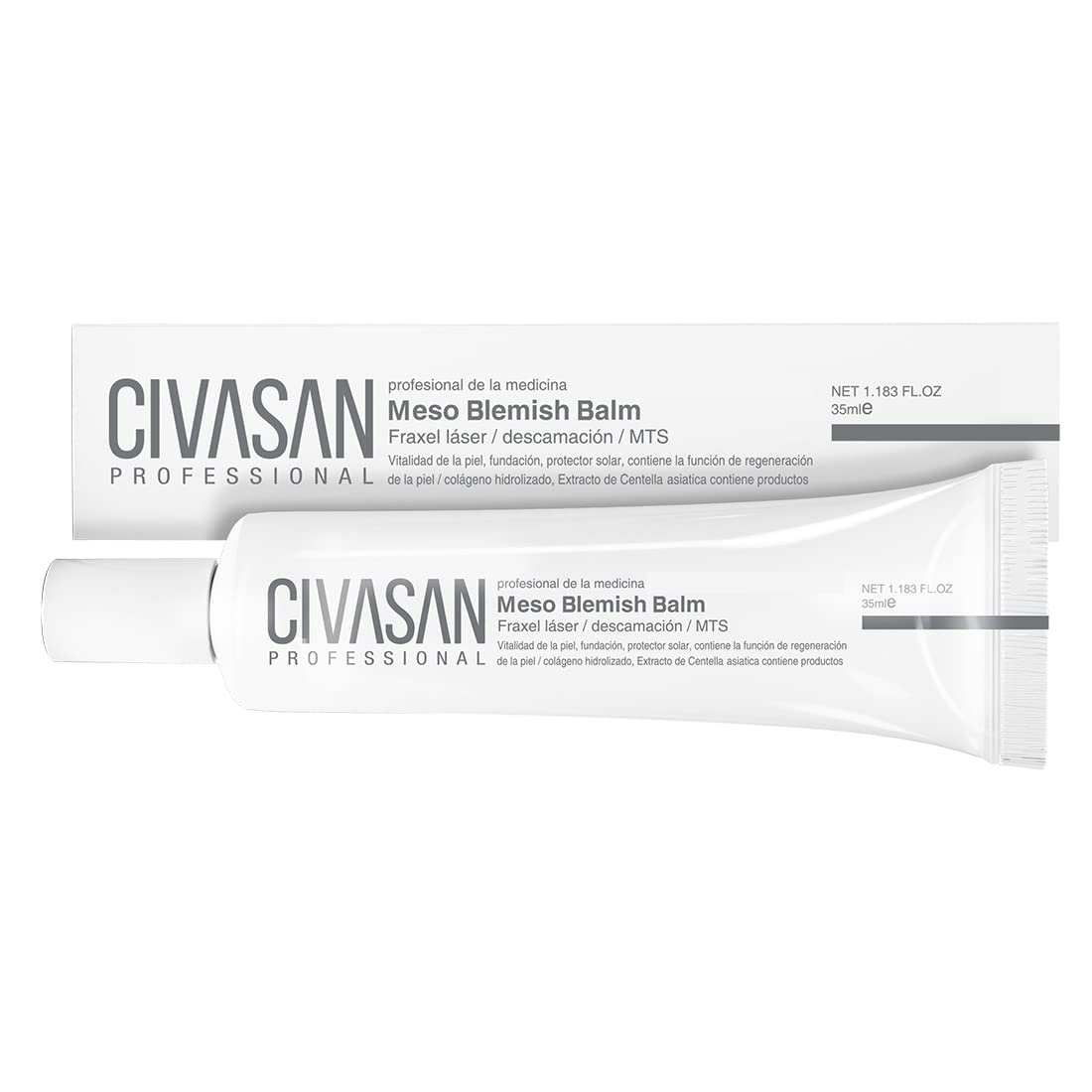 

Импортный бальзам CIVASAN Mezzo Blemish Balm 35 мл, основа под макияж, BB-крем, корейская косметика [Обычный продукт]