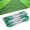 100pcs Half Green Artificial Grass Turf U Pins Metal Galvanised Pegs Staples Weed
