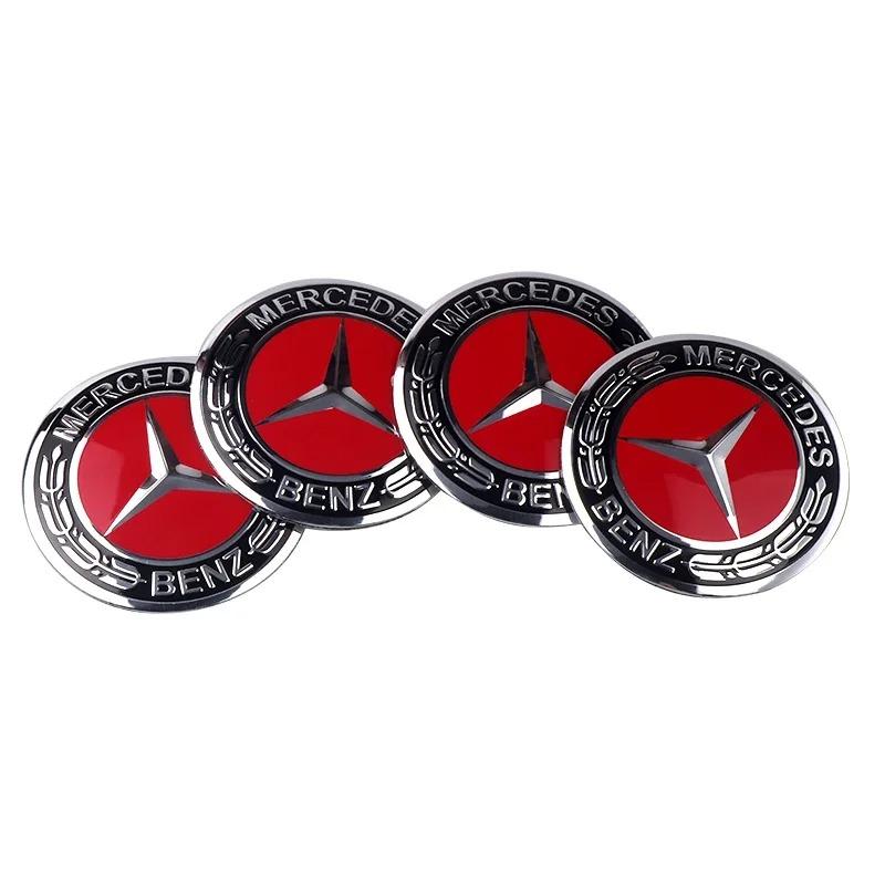 

GLC GLB 4Pcs 56mm Car Styling Wheel Hub Cap Stickers Car Accessories For Mercedes Benz Amg W205 W211 W204 W212 W213 W203 W176 W