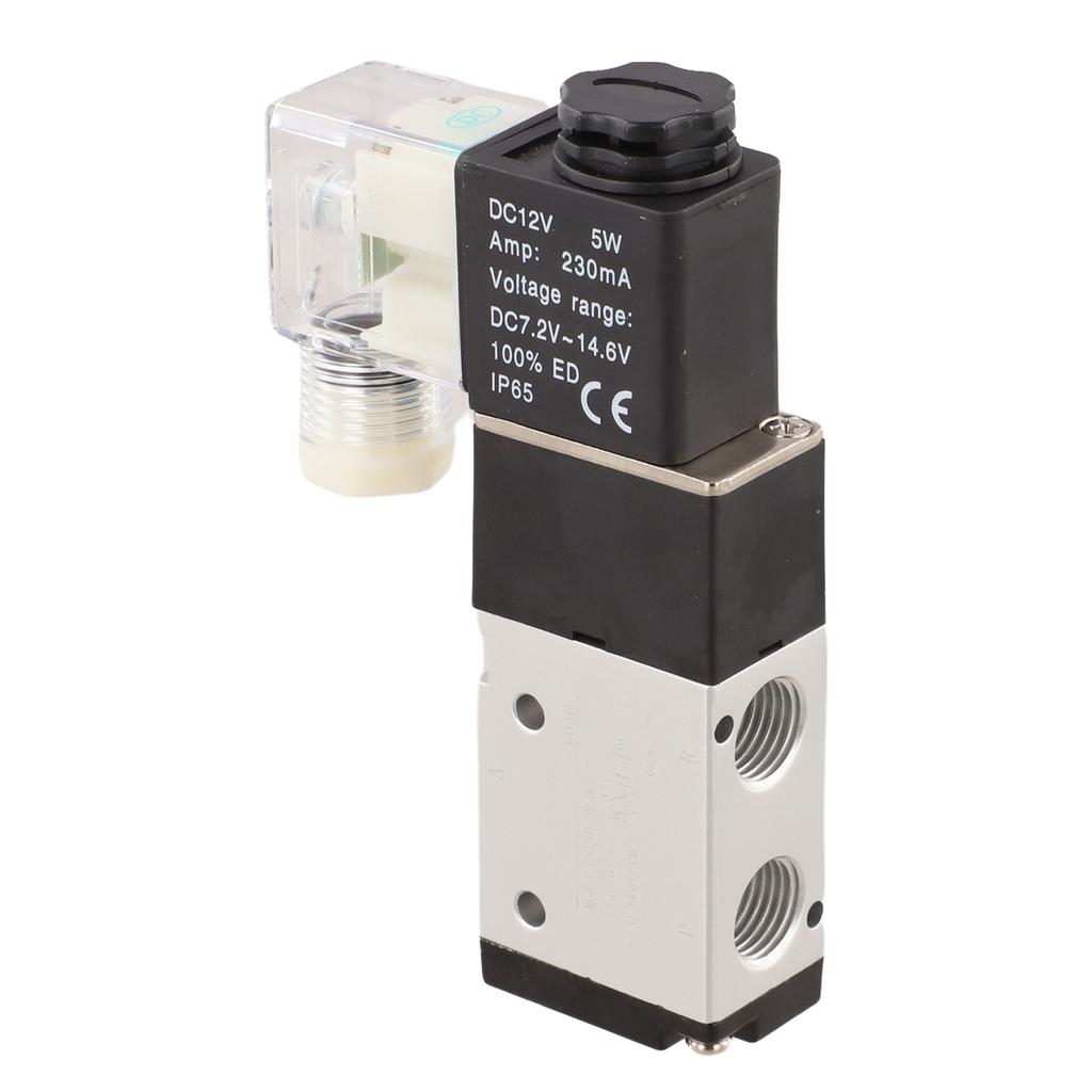 High Quality High quality New Solenoid Valve 110*65*22mm 1PC 2 Position Accessories DC 12V G 1/4 Metal+Plastic