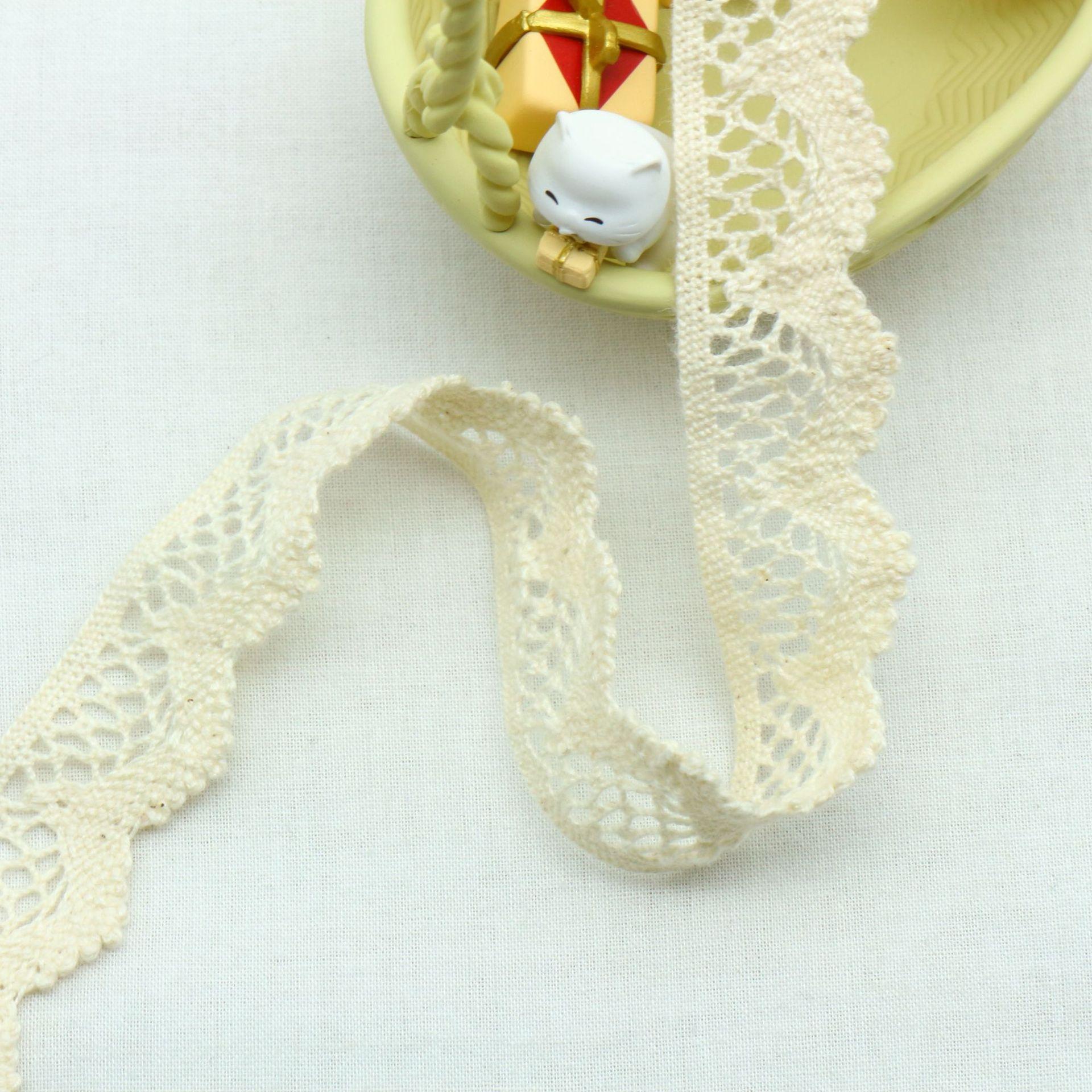 

Hollow Cotton Thread Lace Handmade Diy Decorative Lace Belt Clothing Clothes Tablecloth Curtain Fabric Material YM0315