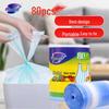 Miao Jie Thickened Vest-Style Trash Bags for Home, Office, and Dorm - Large and Medium Sizes