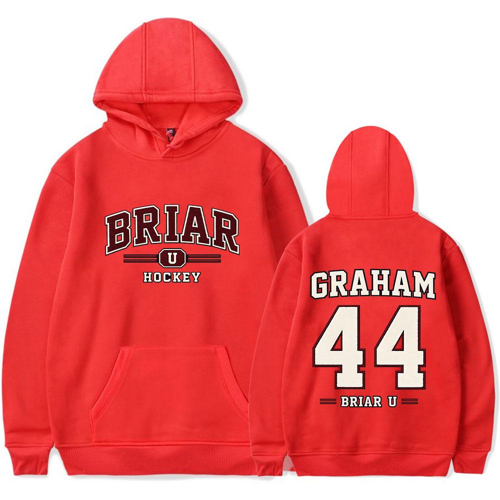 Off Campus Graham 44 Briar University Merch Hoodies Cosplay Damen Herren Mode Langarm Sweatshirts XXXL