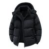 Men's Winter Thick Warm and Cold Resistant Jacket, Youth Design, Loose and Detachable Hat Jacket