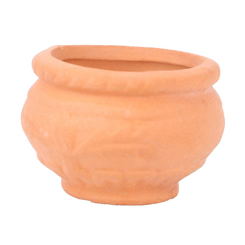 1:12 Dollhouse Miniature Mini Ceramics Flower Pot Fairy Garden Decoration