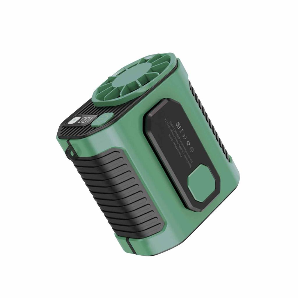 Waist-hanging Fan Outdoor Construction Portable Waist-clip Portable Fan To Cool Down USB High-speed Fan