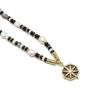 Collier Luxenter en argent 925 et onyx avec finition en or 18k - Nanys