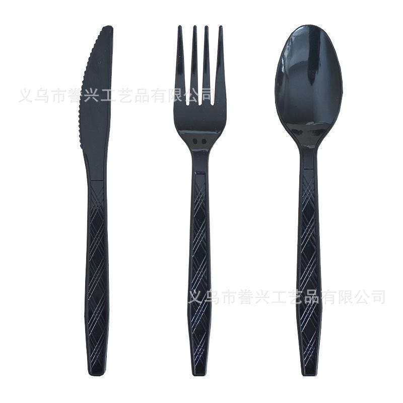 Disposable Knives, Forks And Spoons Spot Plastic Tableware Party Party Ps Knives, Forks And Spoons Foreign Trade Supply Products