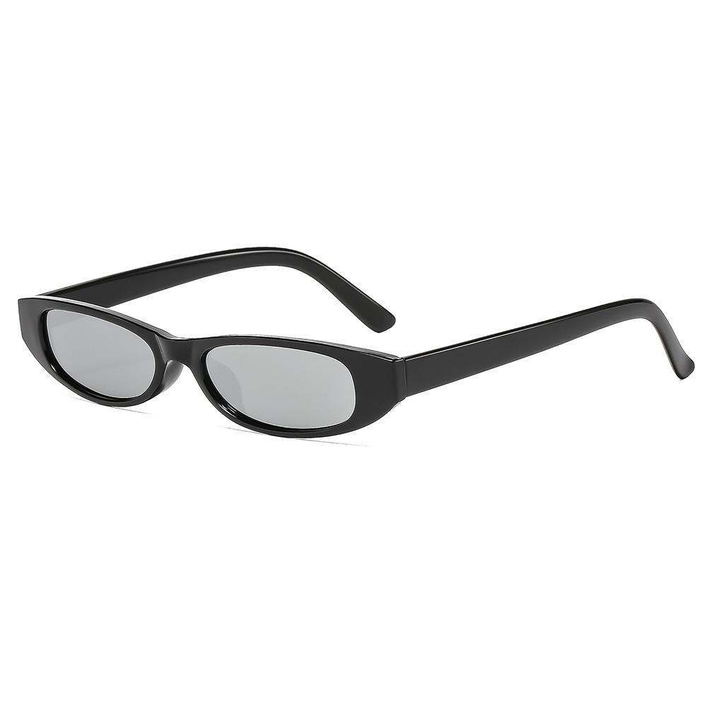Vintage Small Frame Sunglasses For Men Women Niche Trendy Oval Candy Colored Glasses Fashion Outdoor Sunscreen Shades UV400