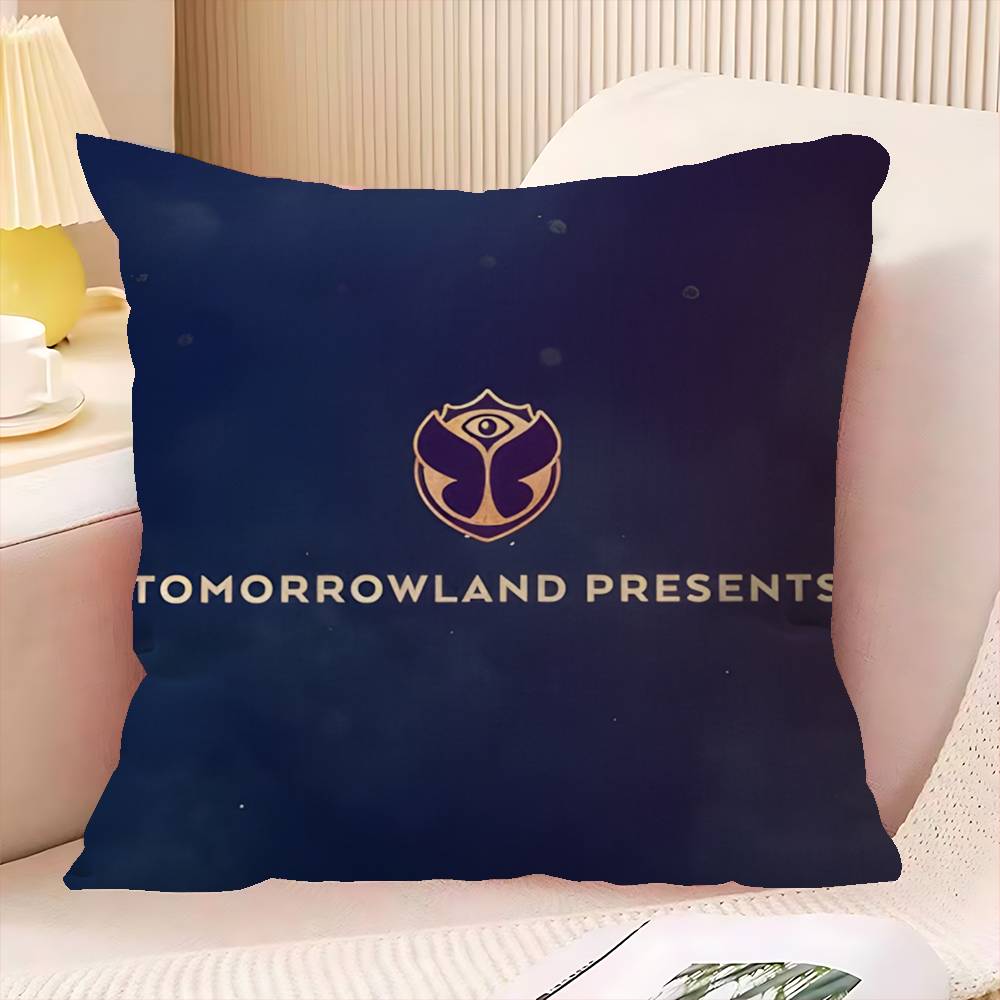 TOMORROWLAND Music Cushion Cover Polyester Sofa Cushions Decorative Throw Pillows Home Decoration Pillowcover