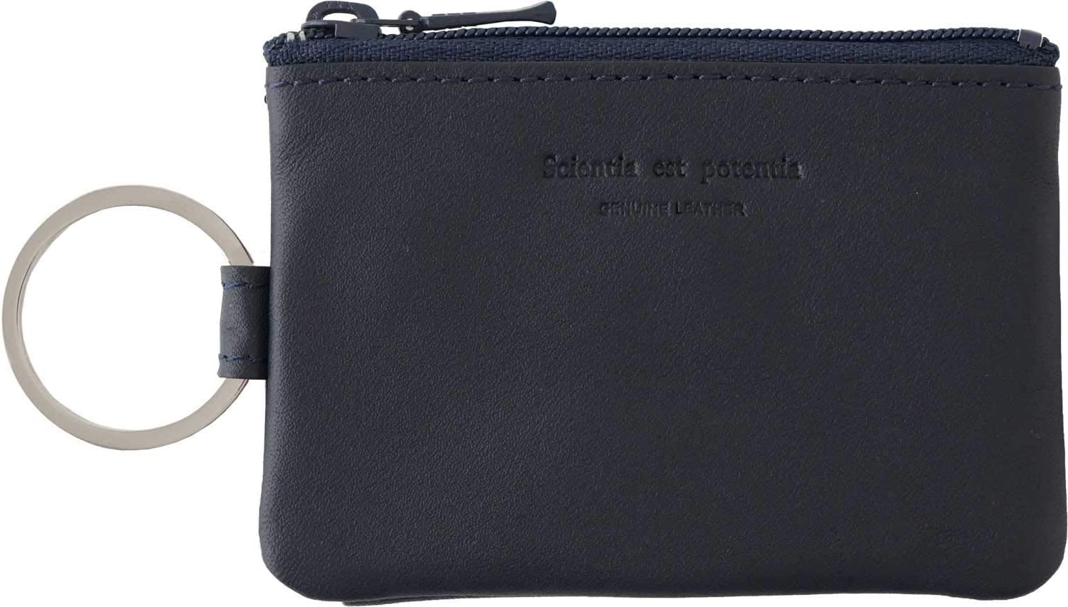

Миниатюрный кожаный чехол для ключей Noir Key Pouch Navy Slip-on NSL-1803