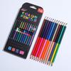 24 Colors Double Headed Pencils for Children Professional Drawing Sketching and Pastel Art Premium Student School Art Supplies