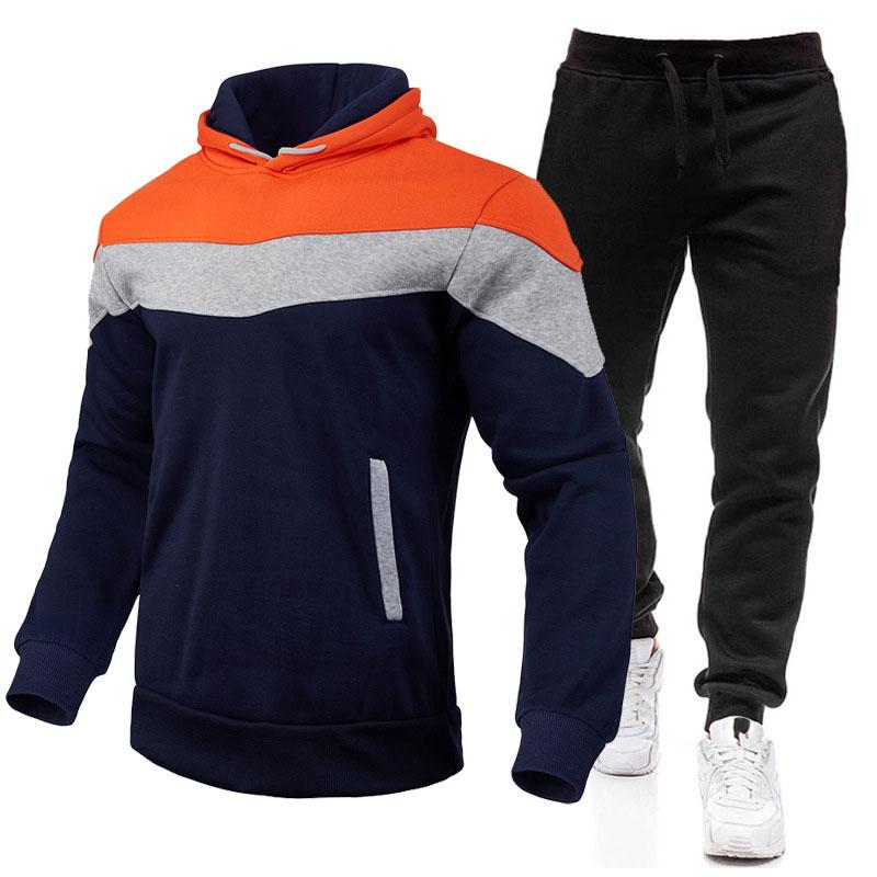 Men's Clothing Casual Sweatshirt Set Sweatshirts Men Hoodies Sports Tracksuit Jogging