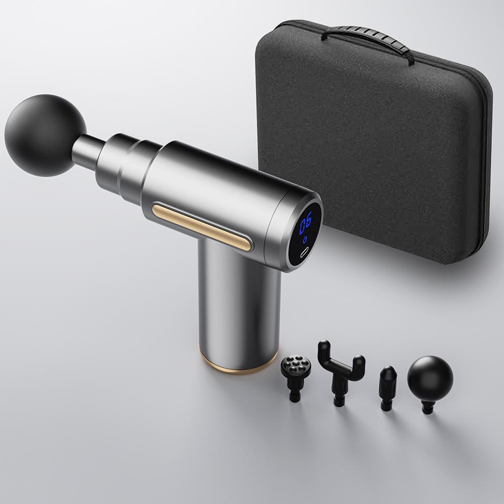 Professionele Fascia Gun Diepe Weefsel Massager voor Spierontspanning Nek Schouder Pijnverlichting Vibratie Massagepistool Type C Charge