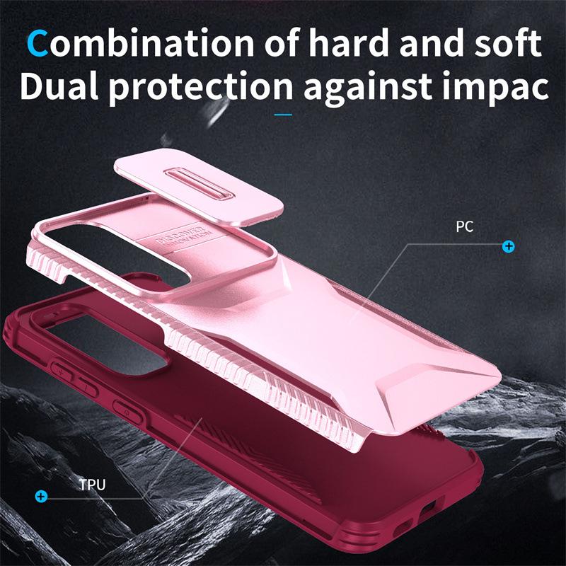 Samsung S25 Ultra Sliding Window Phone Case Compatible with S24Plus/A16/A05S/S25FE/A56