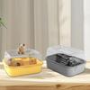 Hamster Cage with Openable Top Creative Transparent Acrylic Hamster Enclosure Hamster Habitat Small Animals Guinea Pigs Gerbils