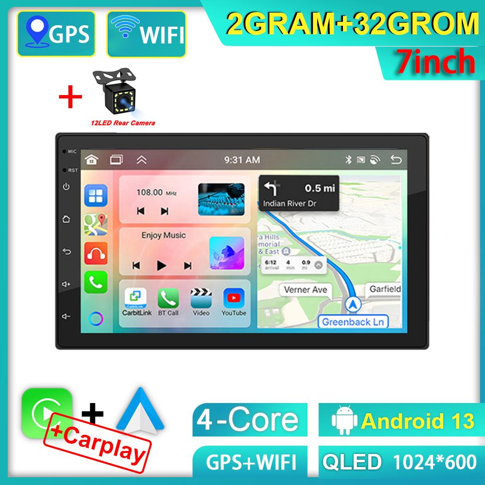 7"/9"/10" Car Radio Android Autoradio 32G 2 Din Universal WIFI GPS Car Audio Multimedia Player For Hyundai Nissan Toyota Kia